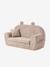 Canapé chauffeuse ours velours beige+rose 4 - vertbaudet enfant 