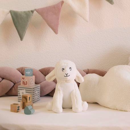 Peluche musicale bébé Ecru 5 - vertbaudet enfant 