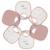 Bavoirs naissance Rose 1 - vertbaudet enfant 