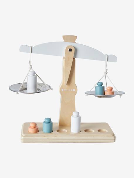 Balance à poids en bois FSC® multicolore 2 - vertbaudet enfant 