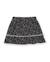 Jupe fille en toile avec design floral et volants Noir 3 - vertbaudet enfant 
