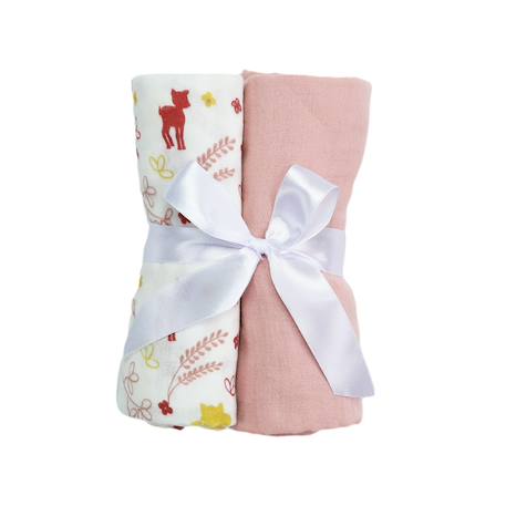 Lot de langes Rose 3 - vertbaudet enfant 