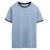 T-shirt garçon manches courtes Bleu+Kaki+Marine+Noir 2 - vertbaudet enfant 