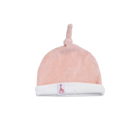 Bonnet de naissance sophie la girafe® Marron+Rose+Vert olive 4 - vertbaudet enfant 