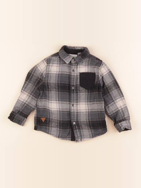 Chemise - 2 ans Gris 1 - vertbaudet enfant 
