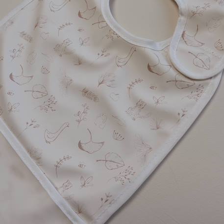 Bavoir bébé avec poche Blanc 2 - vertbaudet enfant 