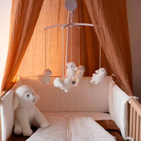 Mobile musicale wooly le mouton Ecru 3 - vertbaudet enfant 