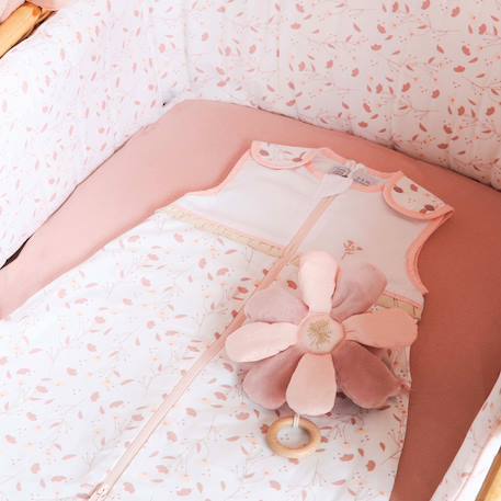 Peluche musicale fleur en coton bio Rose 4 - vertbaudet enfant 