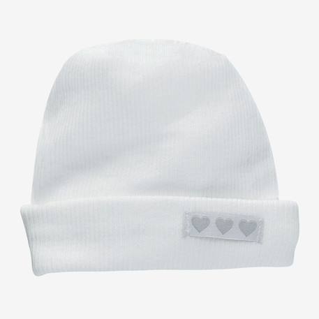 Bonnet tubulaire de naissance Blanc 1 - vertbaudet enfant 