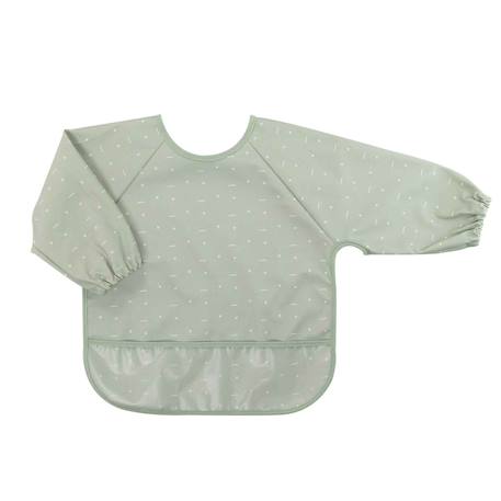 Bavoir tablier avec récupérateur pour bébé Vert 1 - vertbaudet enfant 