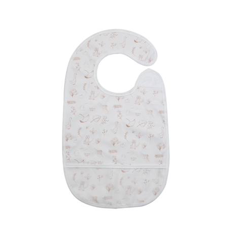 Bavoir bébé avec poche Blanc 1 - vertbaudet enfant 
