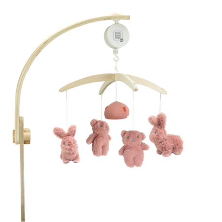 Mobile musical bébé Rose 1 - vertbaudet enfant 