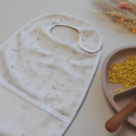 Bavoir bébé avec poche Blanc 3 - vertbaudet enfant 