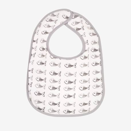 Lot de 7 bavoirs bébé Blanc 5 - vertbaudet enfant 
