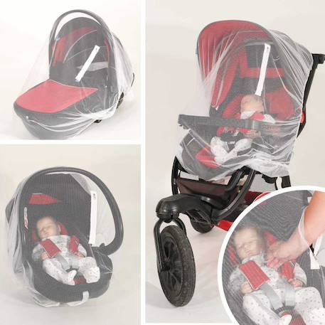 Moustiquaire bébé Blanc 3 - vertbaudet enfant 