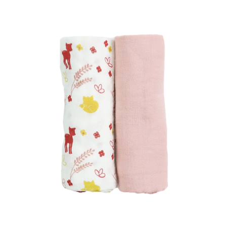Lot de langes Rose 1 - vertbaudet enfant 