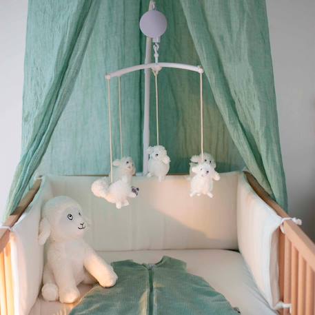 Mobile musicale wooly le mouton Ecru 5 - vertbaudet enfant 