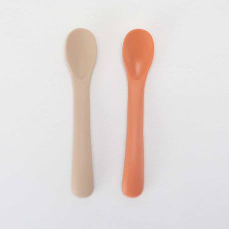 Cuillère silicone Orange 1 - vertbaudet enfant 