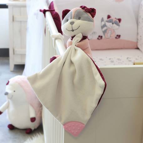 Doudou plat Rose 2 - vertbaudet enfant 