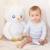 Grande peluche chouette Blanc 3 - vertbaudet enfant 