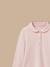 Polo en maille piquée fille - coton biologique Marine+Rose 4 - vertbaudet enfant 