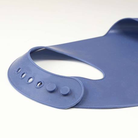 Bavoir bébé silicone souple Bleu 3 - vertbaudet enfant 