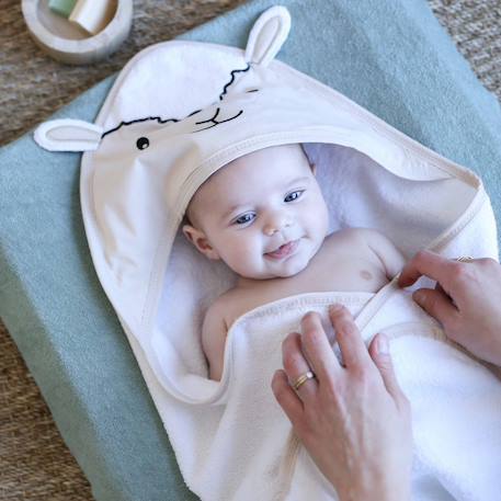 Sortie de bain Ecru 5 - vertbaudet enfant 