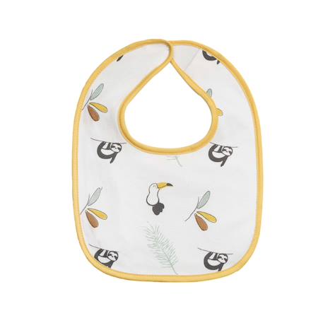 Lot de 6 bavoirs Blanc 3 - vertbaudet enfant 