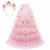 Déguisement enfant robe de princesse de noël avec serre tête Rose+Vert 2 - vertbaudet enfant 