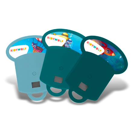 Kidystories recharge 3 histoires pour lampe projecteur kidyslide Bleu+Marron+Noir+Rouge+Vert 17 - vertbaudet enfant 