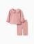 Ensemble pull et pantalon en maille Rose 1 - vertbaudet enfant 