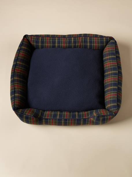 Panier pour chien grande taille - collection fine truffe Carreaux ecossais vert 4 - vertbaudet enfant 