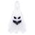 Déguisement enfant poncho à capuche fantôme halloween Blanc 2 - vertbaudet enfant 