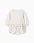 Robe en coton peigné avec motif de cœurs et de pois Blanc 2 - vertbaudet enfant 
