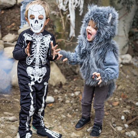 Déguisement enfant veste loup toute douce avec gants Gris 5 - vertbaudet enfant 