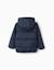 Doudoune avec capuche et doublure en polaire Bleu foncé+Rouge 2 - vertbaudet enfant 