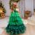 Déguisement enfant robe de princesse de noël avec serre tête Rose+Vert 9 - vertbaudet enfant 
