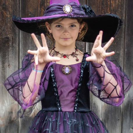 Collier enfant sorcière araignée halloween Noir 3 - vertbaudet enfant 
