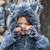Déguisement enfant veste loup toute douce avec gants Gris 4 - vertbaudet enfant 