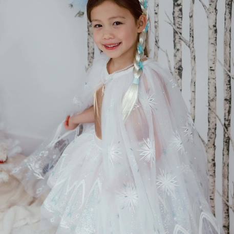 Déguisement enfant jupe tutu reine de glace Blanc 4 - vertbaudet enfant 