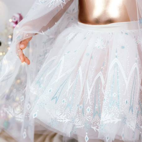 Déguisement enfant jupe tutu reine de glace Blanc 1 - vertbaudet enfant 