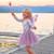 Déguisement enfant jupe princesse fée avec ailes et baguette Rose+Violet 8 - vertbaudet enfant 
