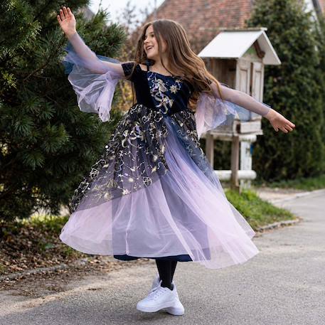 Déguisement enfant robe de princesse fée des étoiles Violet 1 - vertbaudet enfant 