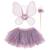 Déguisement enfant jupe princesse fée avec ailes et baguette Rose+Violet 6 - vertbaudet enfant 