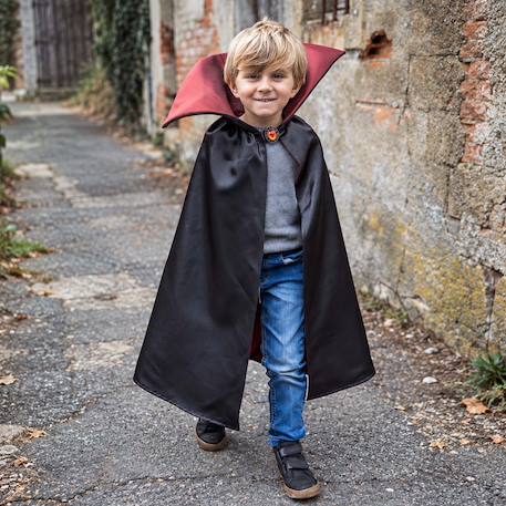Déguisement enfant cape de vampire royal Noir 1 - vertbaudet enfant 