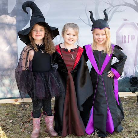 Déguisement enfant robe de princesse vampire royal Noir 4 - vertbaudet enfant 