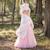Déguisement enfant cape licorne arc en ciel super douce Rose 1 - vertbaudet enfant 