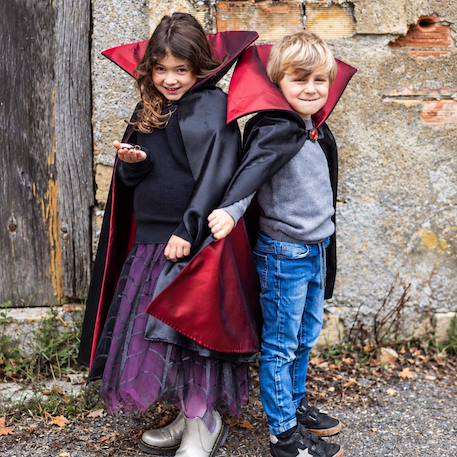 Déguisement enfant cape de vampire royal Noir 3 - vertbaudet enfant 