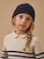 Bonnet laine mérinos enfant - cyrillus x les 3 tricoteurs Marine+Rayure marine 1 - vertbaudet enfant 