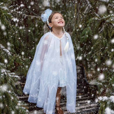 Déguisement enfant cape reine de glace Blanc 1 - vertbaudet enfant 